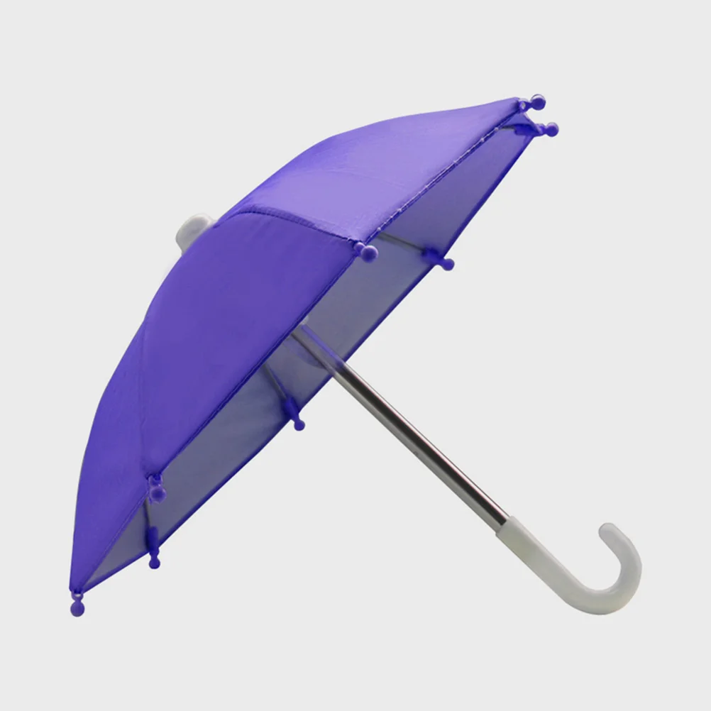 

2Pcs Riding Small Umbrella Mobile Phone Sunshade Lightweight Portable Waterproof Mini Umbrella Bicycle Outdoor Phone Protector