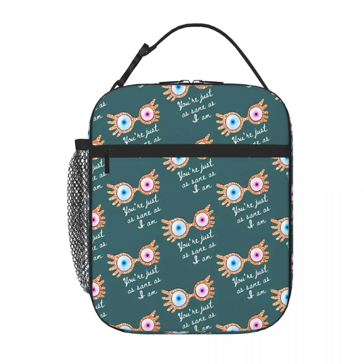 Bestselling Youre Just As Sane As I Am Luna Lovegood Animal Face Large Lunch Bag Weekend Getaway Insulated Lunch Pouch