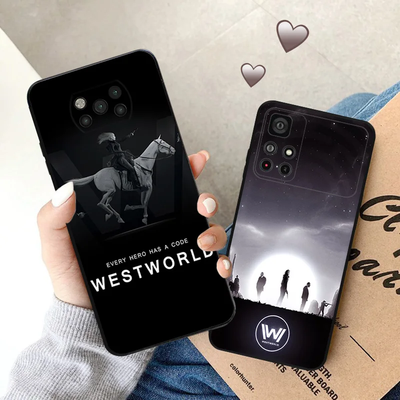 Anti-Drop Soft Phone Case For Xiaomi Poco x5 5G x4 x3 pro f1 f3 gt f4 f5 m5 m4 m3 c40 c50 c51 Fashion Westworld TV Series Cover image 4