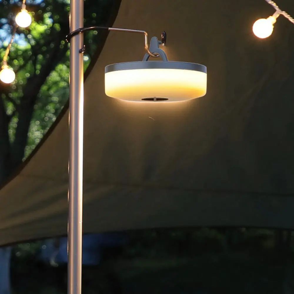 Decorative LED String Light For Outdoor Camping Tent Canopy Portable Atmosphere Rechargeable Lighting Gear