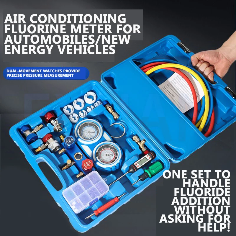 

Automotive Air Conditioning Pressure Gauge New Rnergy Vehicle Refrigerant Pressure Gauge Snow Pressure Gauge Fluorination Tool