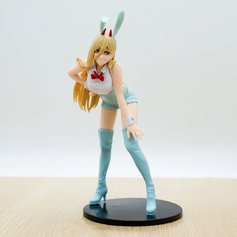 Chainsaw Man Power Bunny Girl Anime Figur Makima Actionfigur Hayakawa Aki/Higashiyama Kobeni/Denji/Reze Figur Modell Puppe Spielzeug