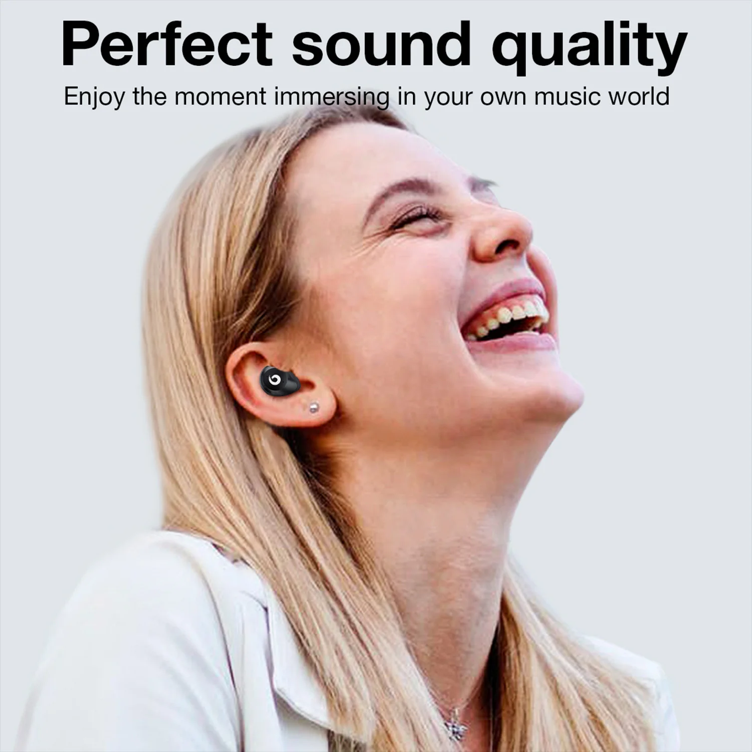 ZQB X9 TWS Wireless Earphones Bluetooth Hidden Headsets BT5.3 Noise Reduction HiFi Stereo Earbuds Work On All Smartphones