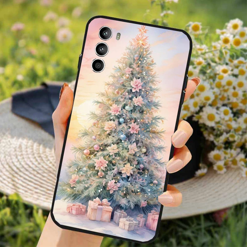 

Phone Case For Moto G85 G55 G05 G14 G75 G31 G50 G52 G60 G13 G32 G84 G54 G53 G72 G24 Power Christmas Tree