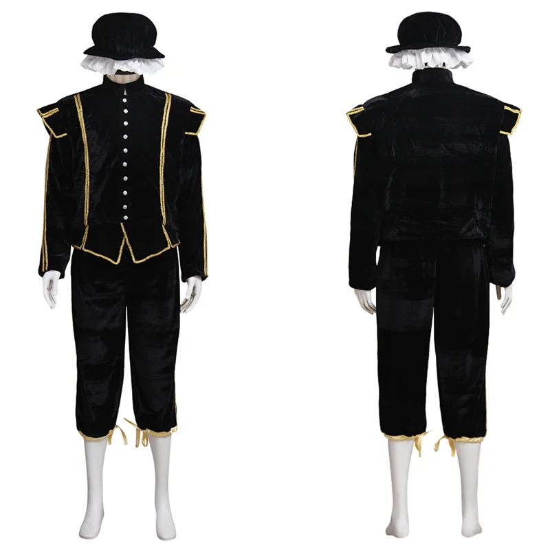 

18th Century Medieval Tudor Noble Men's Clothing Retro Rococo Noble Suit Mary Exquisite Gentleman's Outfits