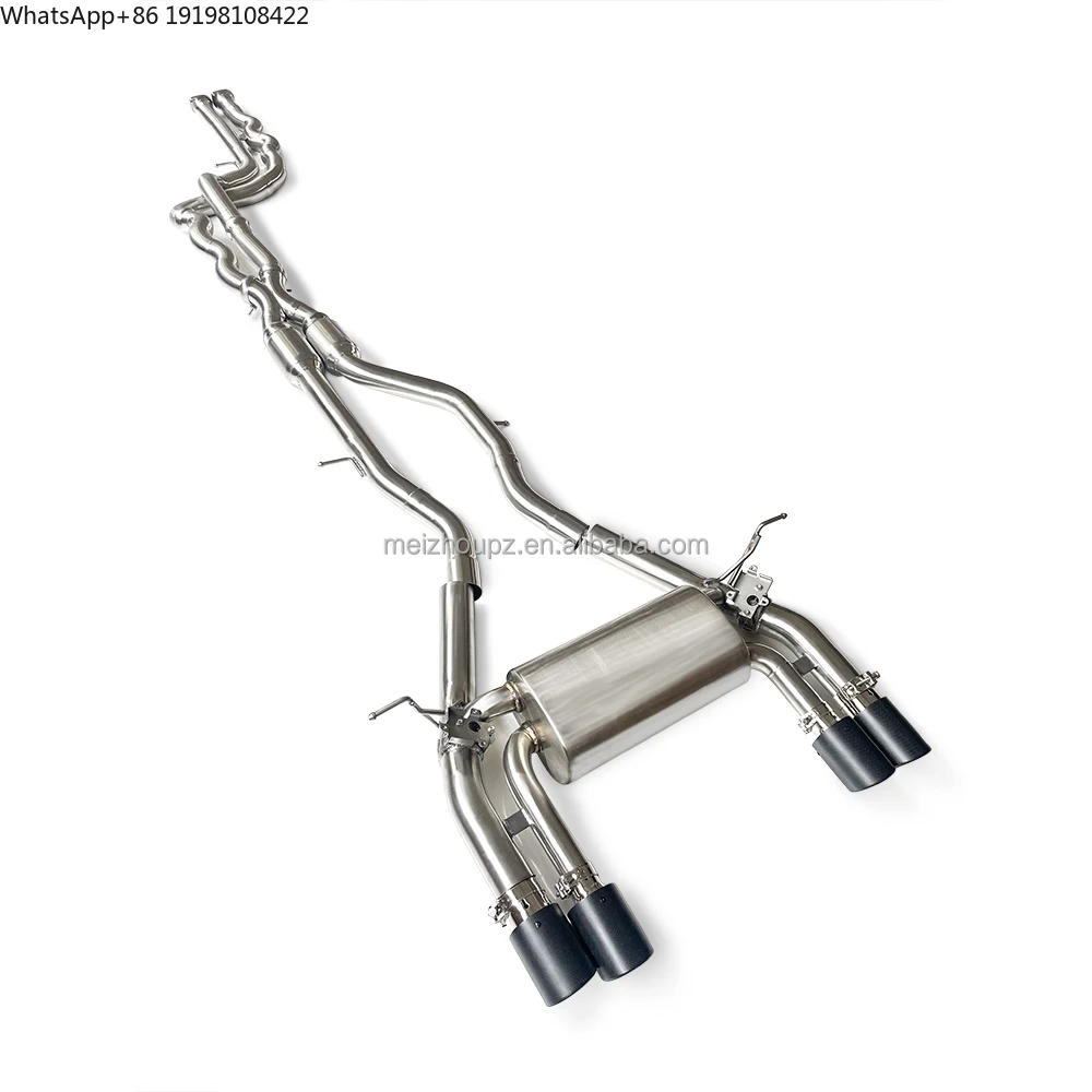 

Cat-back Exhaust for BMW M3 F80 F82 3.0T 2014-2019 304 Stainless Steel Long Tube Automobile Exhaust Pipe Muffler System