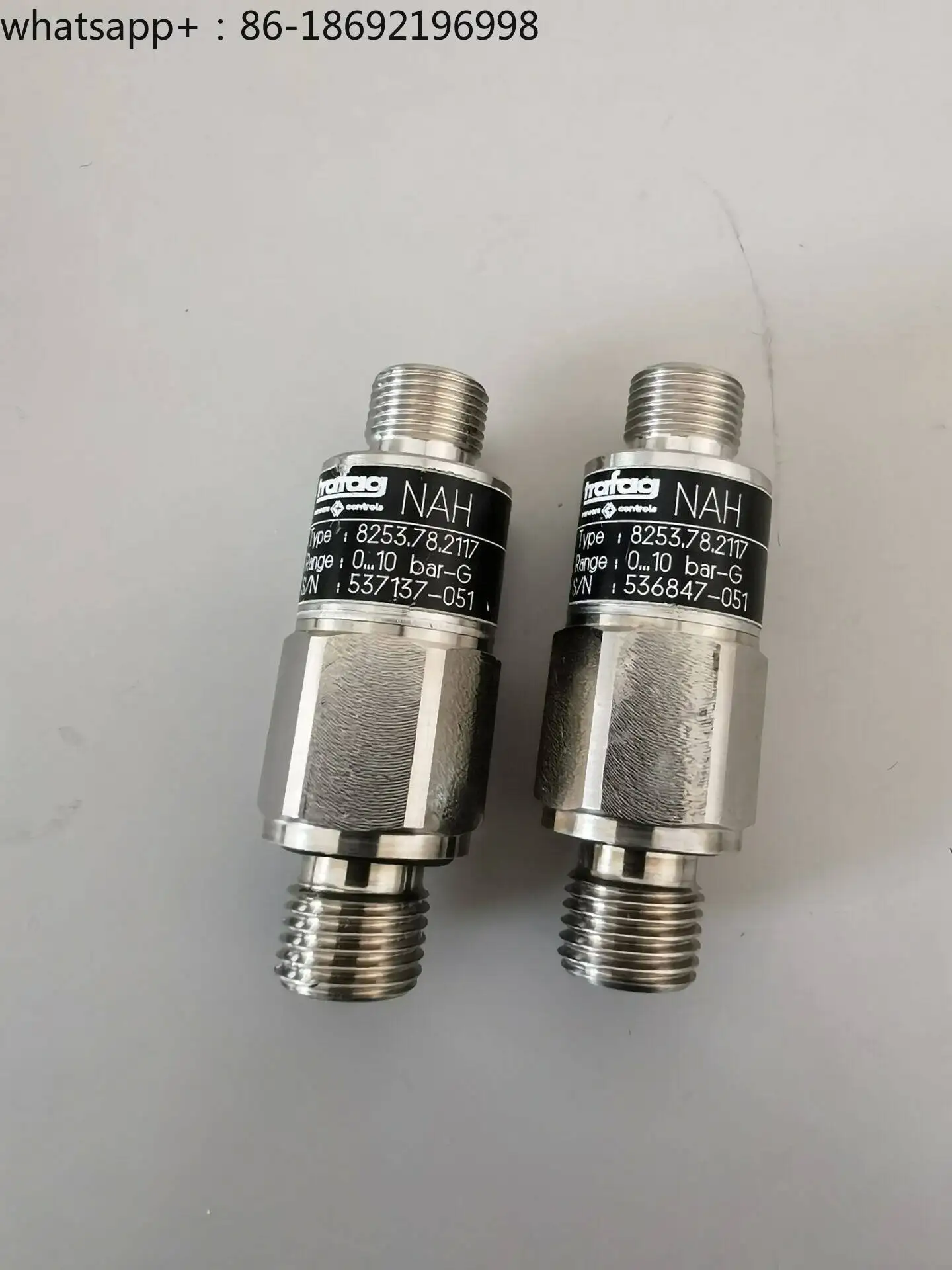 8253.78.2117 Pressure Sensor Trafag Switzerland Imported 10bar Pressure Transmitter 4-20ma