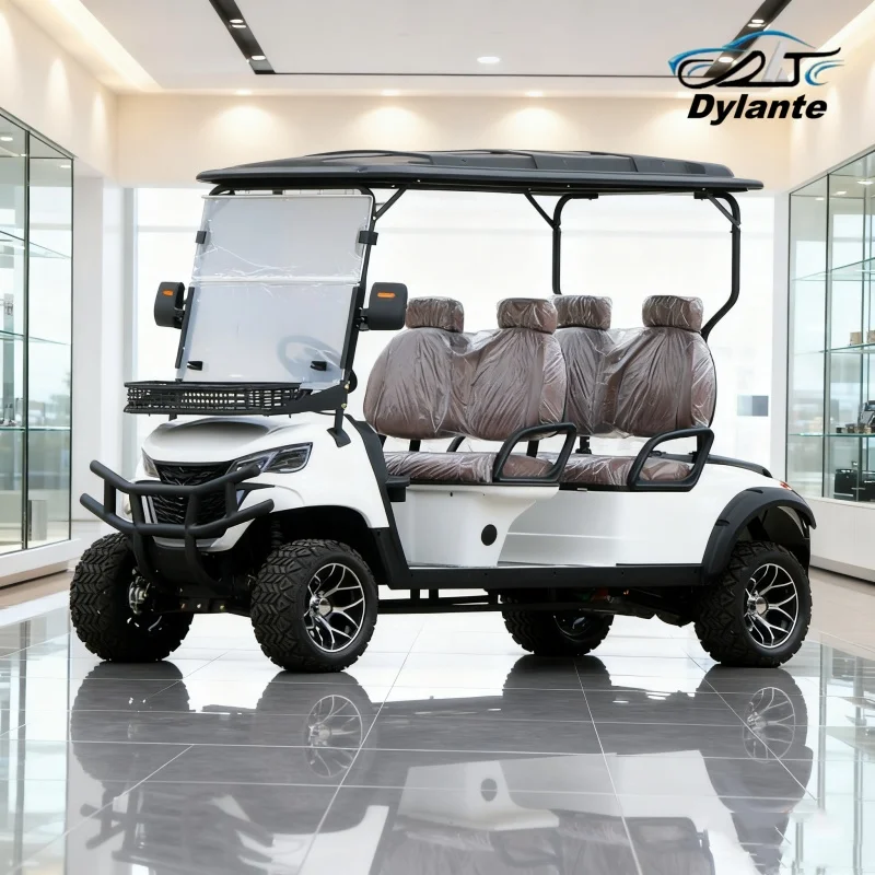 CE Approved Electric Golf Cart Lead-Acid Battery And Lithium Battery Optional Powered New Energy Street Legal Vehicles Adult