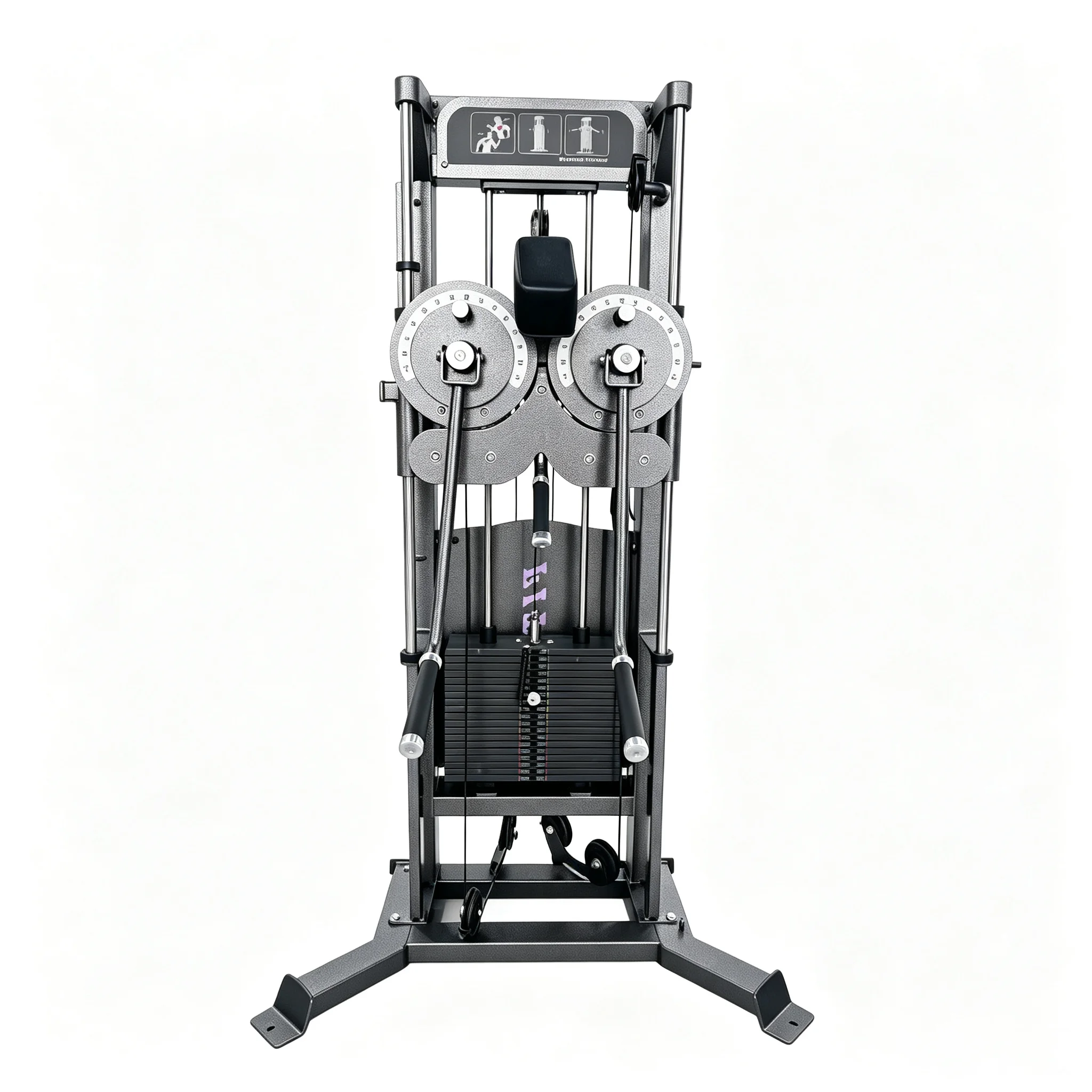 Commercial Gym Fitness Equipment Multi Functional Standing Shoulder Trainer Lateral Raise Pec Fly Machine for Gym