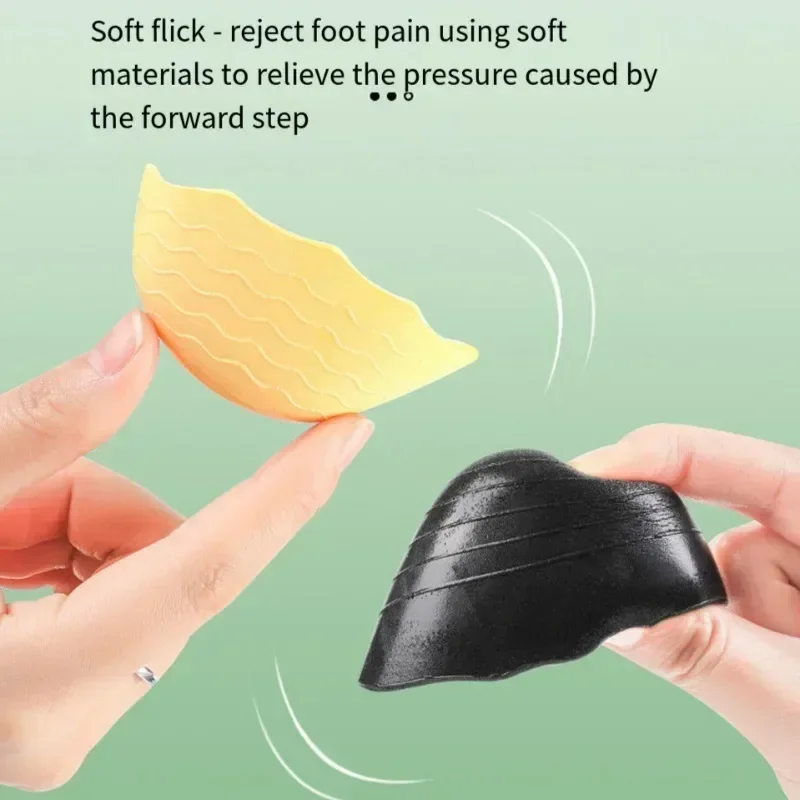 Anti Forward Sliding Toe Pad Cuttable PU Foam Toe Plugs Front Foot Insoles Big Shoe Reduce Size Inserts Soft Shoe Accessories