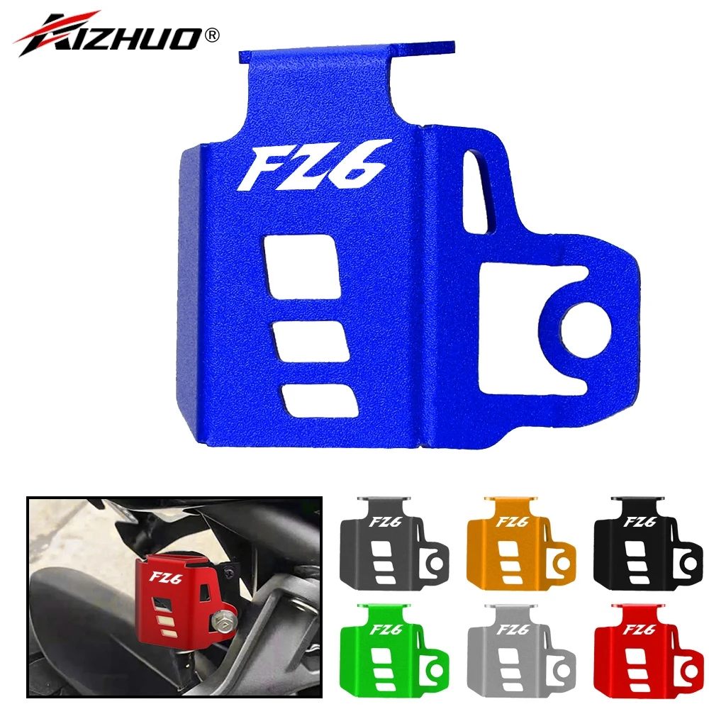 

For Yamaha FZ6 FZ-6 FZ6R ZF6N FAZER All Years Motorcycle Accessories Rear Brake Fluid Reservoir Cover Oil Cap Guard Protection
