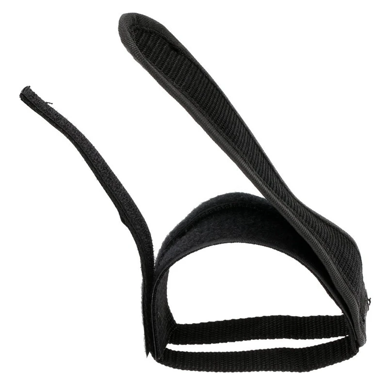 Quality 2X Soldier Fixed Gear Fixie BMX Bike Bicycle Anti-Slip Double Adhesive Straps Pedal Toe Clip Strap Belt Black