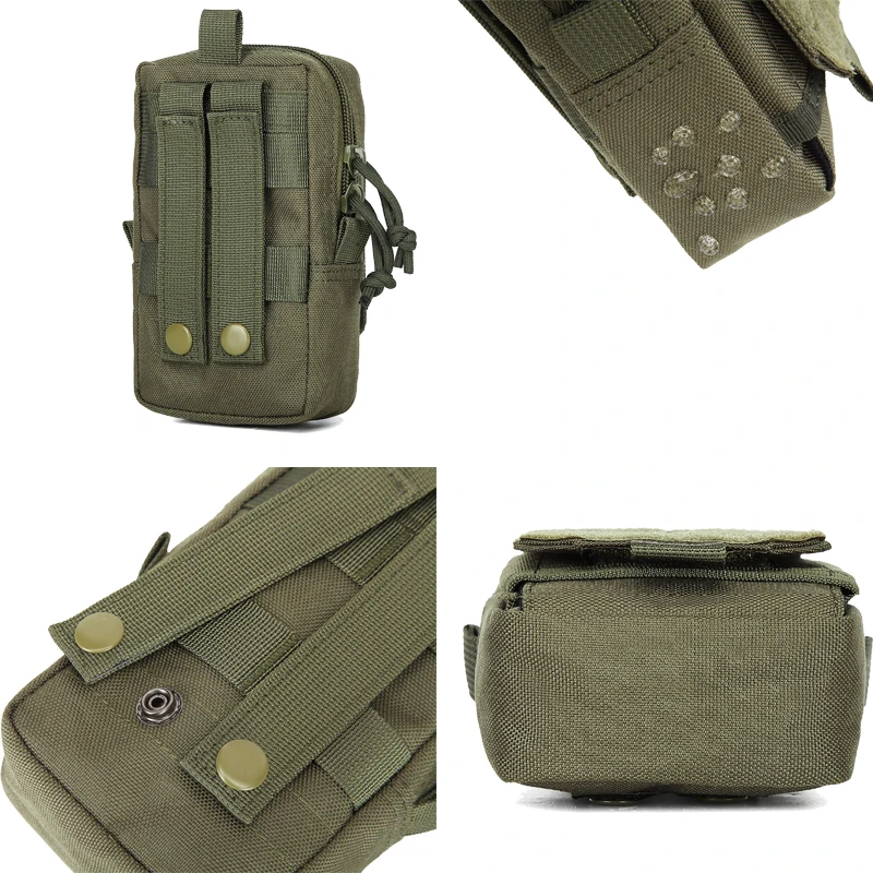 Tas Organizer Gadget taktis, tas dompet ponsel, tas Organizer Gadget, wadah utilitas, kantong Molle EDC Taktis