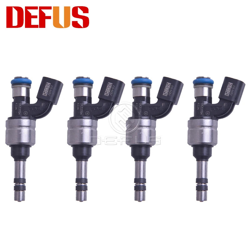 

DEFUS 4PCS Genuine Hot Selling Fuel Injector Nozzle OEM 12633784 For Chevrolet Equinox 2.4L 2011-2017 Car Part Injector Vales