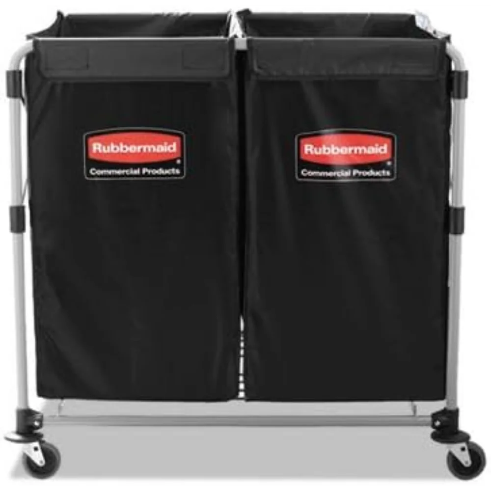 

Collapsible X-Cart Steel 2 to 4 Bushel Cart 24 1/10w x 35 7/10d Black/Silver