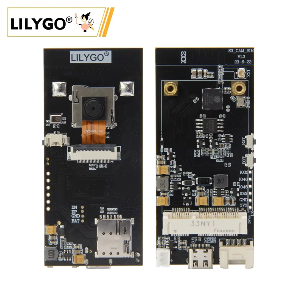 LILYGO® T-SIMCAM ESP32-S3 CAM Development Board WiFi Bluetooth 5.0 OV2640 Wireless Module