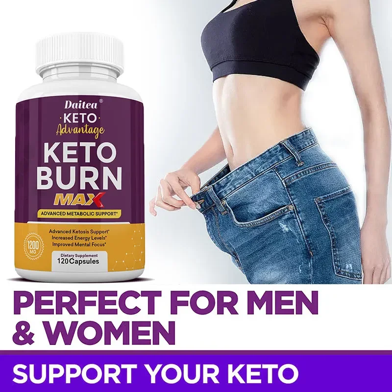 Fat Burning Weight Loss Keto Capsules - Metabolism, Healthy Weight Management, Appetite Suppression, Energy, Muscle Mass