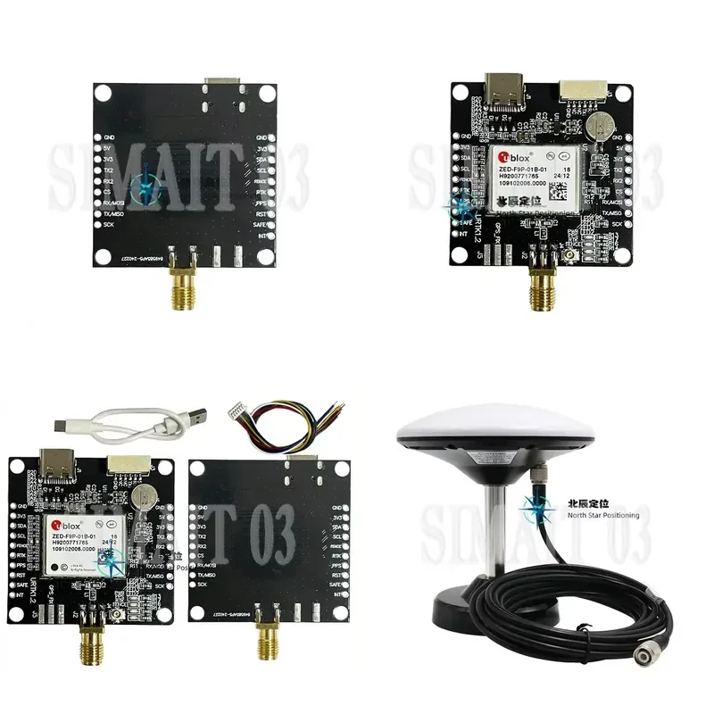 

ZED-F9P High Precision RTK Module (01/02/04B/15B) - Differential Positioning for Autopilot Systems