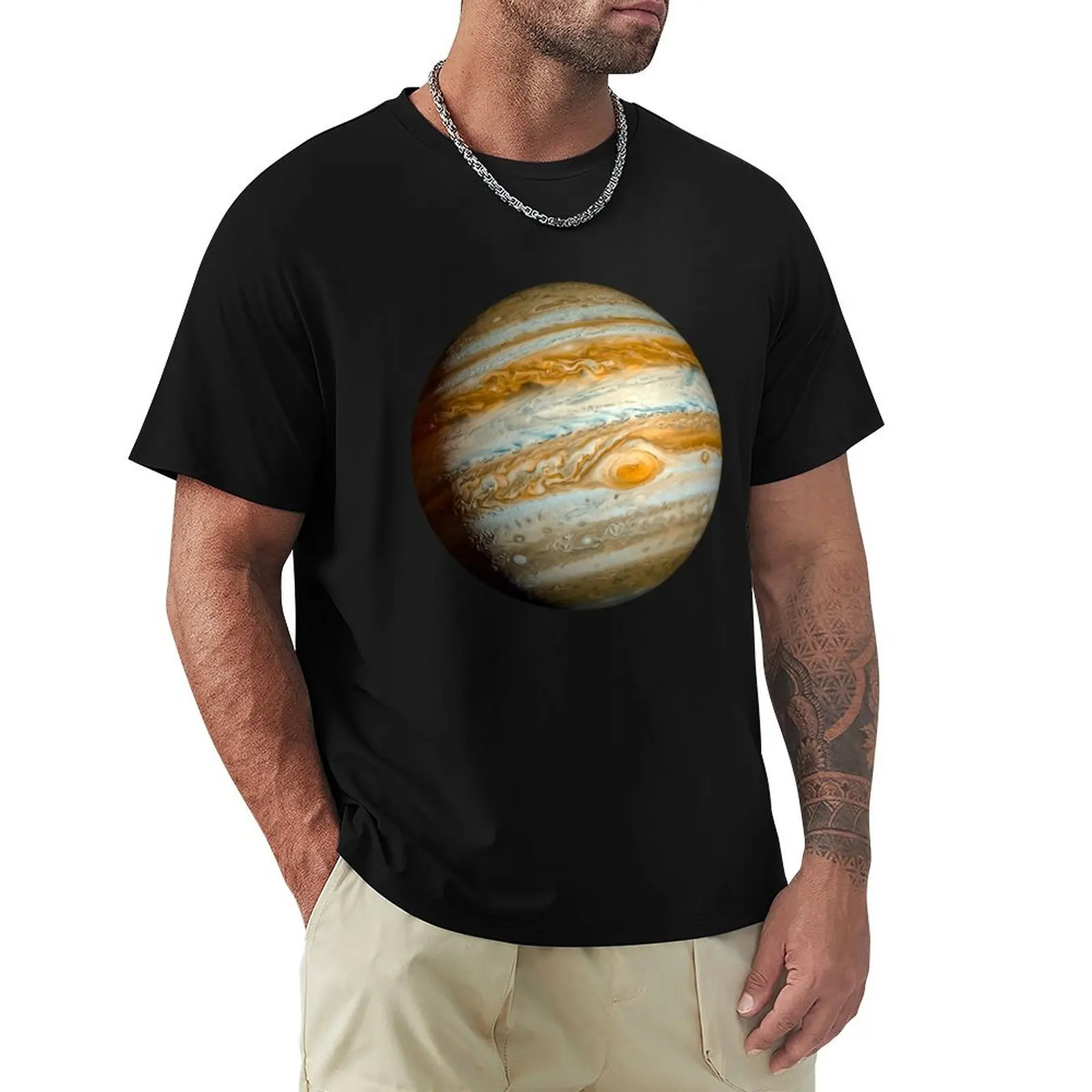 Planet Jupiter T-Shirt Simple Graphic Design T-Shirt
