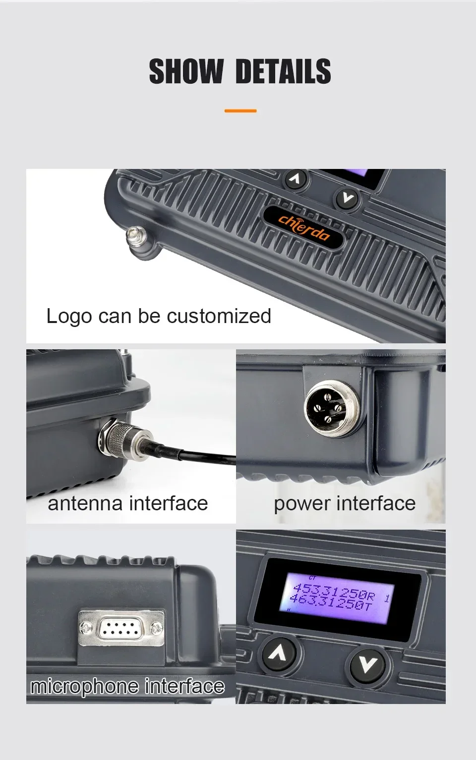 Hot Sale Analog Mini Duplex UHF Or VHF 10W IP67 Two Way Radio Portable Repeater Talk Range 20KM Walkie Talkie Base Station V9