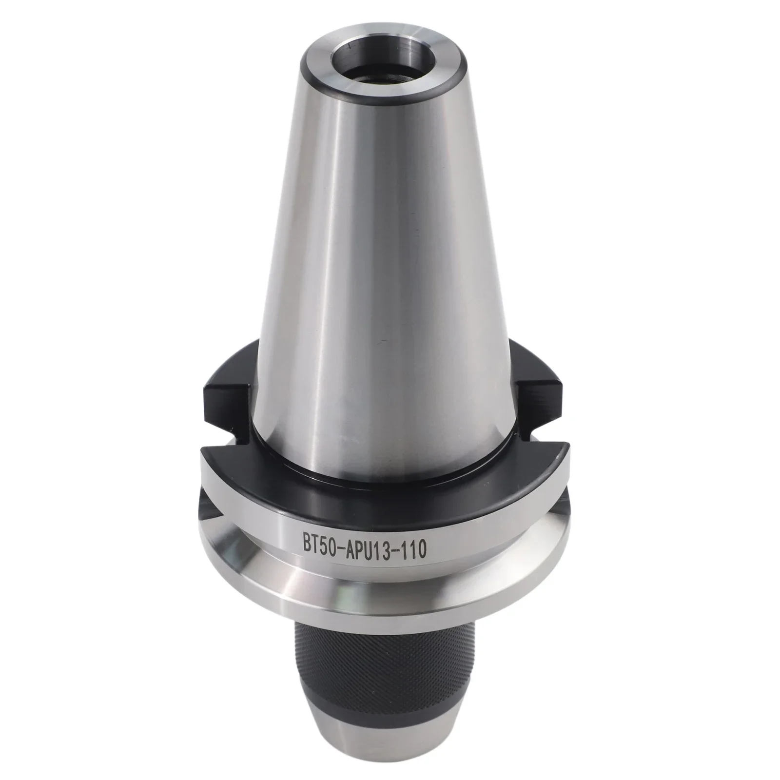 BT50 APU13 110 Drill Chuck Collet Tool Holder Integrated Self Tightening Three Jaw Hardened 40CR HRC50 Size 201.8 50 50mm