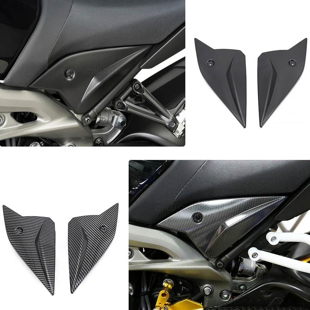 

New Motorcycle Side Panels Cover Fairing Cowl Plate For Yamaha MT09 MT-09 FZ09 FZ-09 2014-2020 Cover Carbon