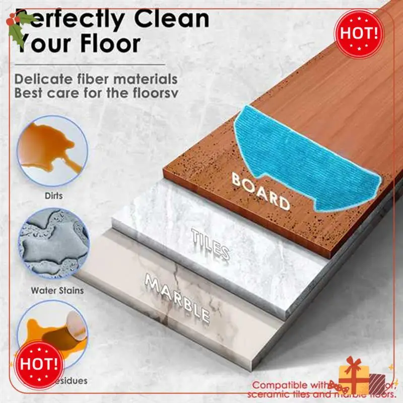 ABLE-3 Uds almohadillas de repuesto para fregona Forbobsweep Dustin/RC400/Ultra-Vision/Ultra Vison/Orb-I/S1 accesorios de almohadilla de tela para fregona al vacío