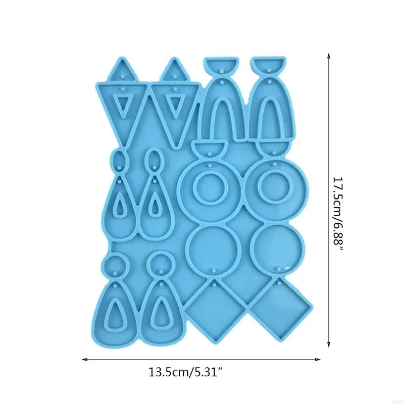 H05E Handmade DIY Earring Silicon Mold Engrerop