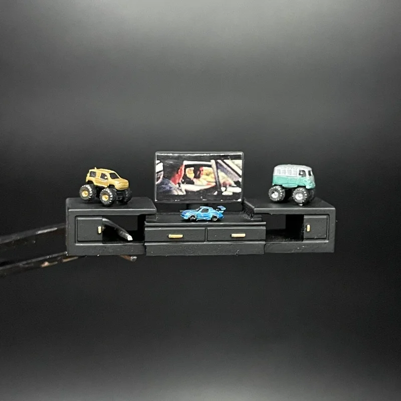 New 1/64 Scale Diorama Garage Model Kit Scene 1/10 scale Car Repair Accessories Collocation Miniature Craft Toys Gift Decoration