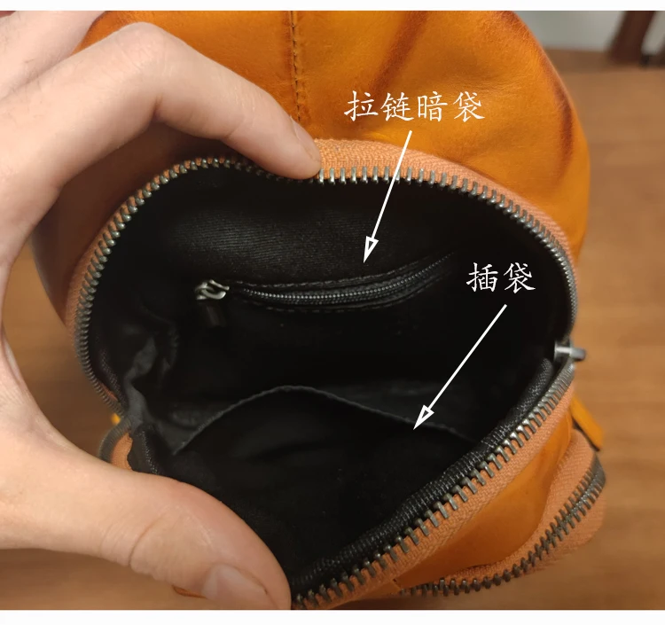 PNDME fashion vintage vegetable tanned cowhide men's chest bag weekend party shoulder bag sports genuine leather crossbody bag