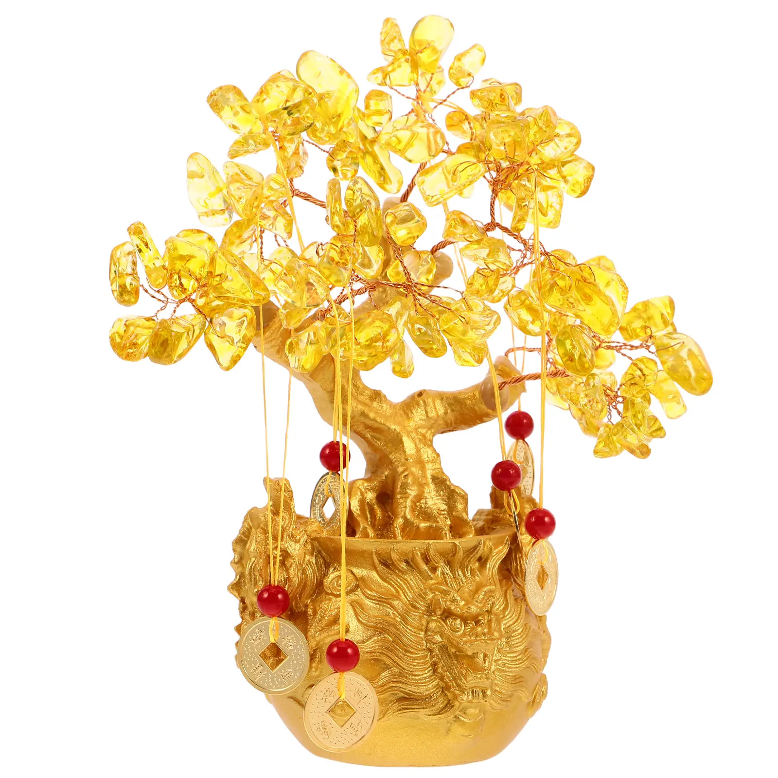 

Showpiece Lucky Ornaments Home Decor Chinese Feng Shui Plants Indoor Decorative