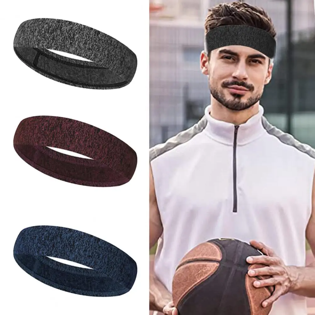 

Sweat Headband High Elasticity Soft Texture Breathable Sweat Absorption Non-Slip Hair Decoration Headwear Running Stretch Sports