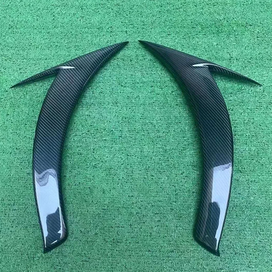 For Mercedes Benz CLA Class W117 CLA260 CLA200 CLA250 Front Fender Vent Fin Trim Covers Carbon Fiber Side vents Car Accessories