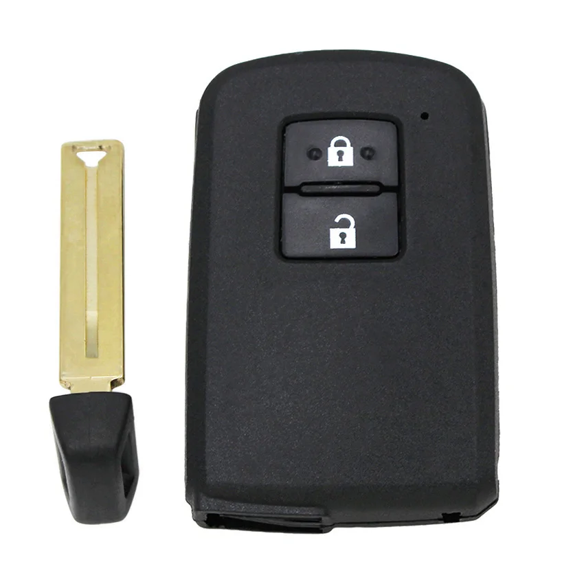 Ecusells 2/3/4 Buttons Smart Remote Key Shell Case Fob do Toyota Land Cruiser 4Runner Prius C Tacoma Tundra Sequoia Highlander