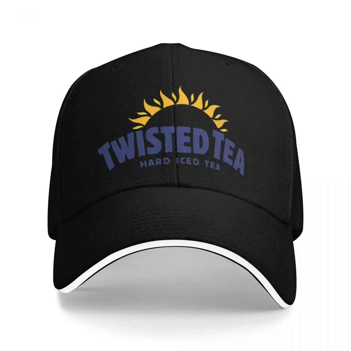 

Twisted Tea logo Baseball Cap Beach Outing Hat Man For The Sun men's big size hat Women Hats Men's