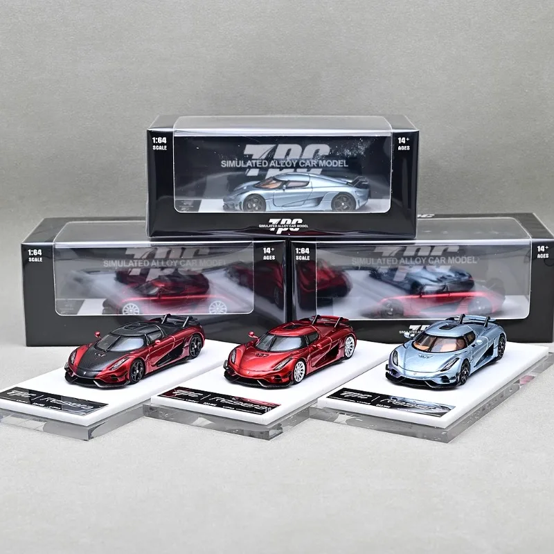 

1/64 Regera Ruler Sports car diecast simulation alloy car model in stock, boys' toy, children's festival gift, adult decoration.