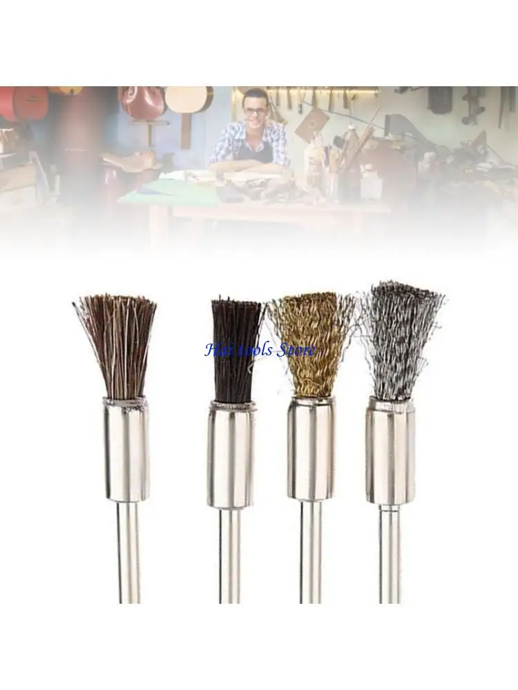 

X37E 100 мм стальная проволочная колесная щетка, вращающаяся полировальная щетка, домашний инструмент для очистки от ржавчины