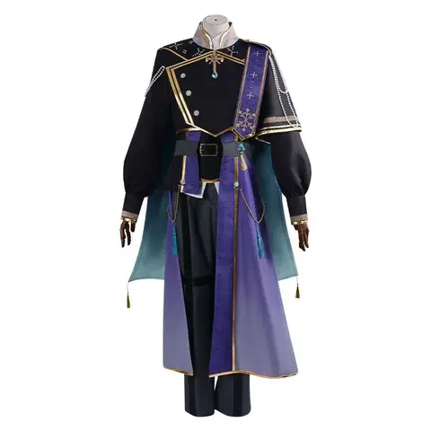 Ensemble Stars Cosplay Kostym Sakuma Rei Sakuma Ritsu Oukawa Kohaku Svart Kostym Snö Cosplay Kläder Anime Spel Set 10 best sales ritsu sakuma cosplay - №4