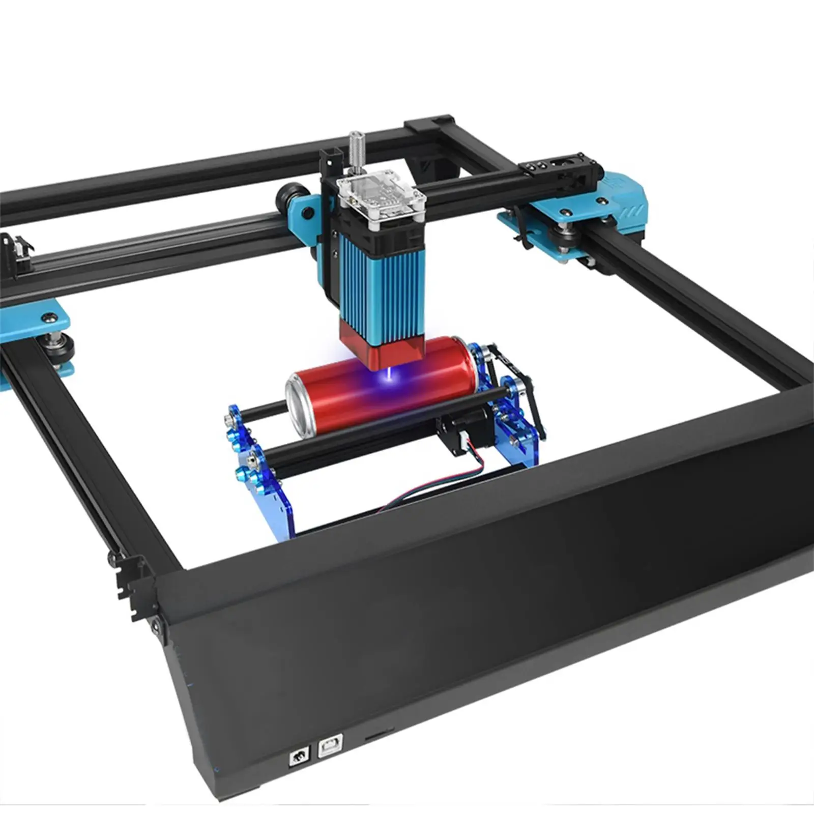 Rotary Roller Attachment for Engraving Cylindrical Objects Cans Cans