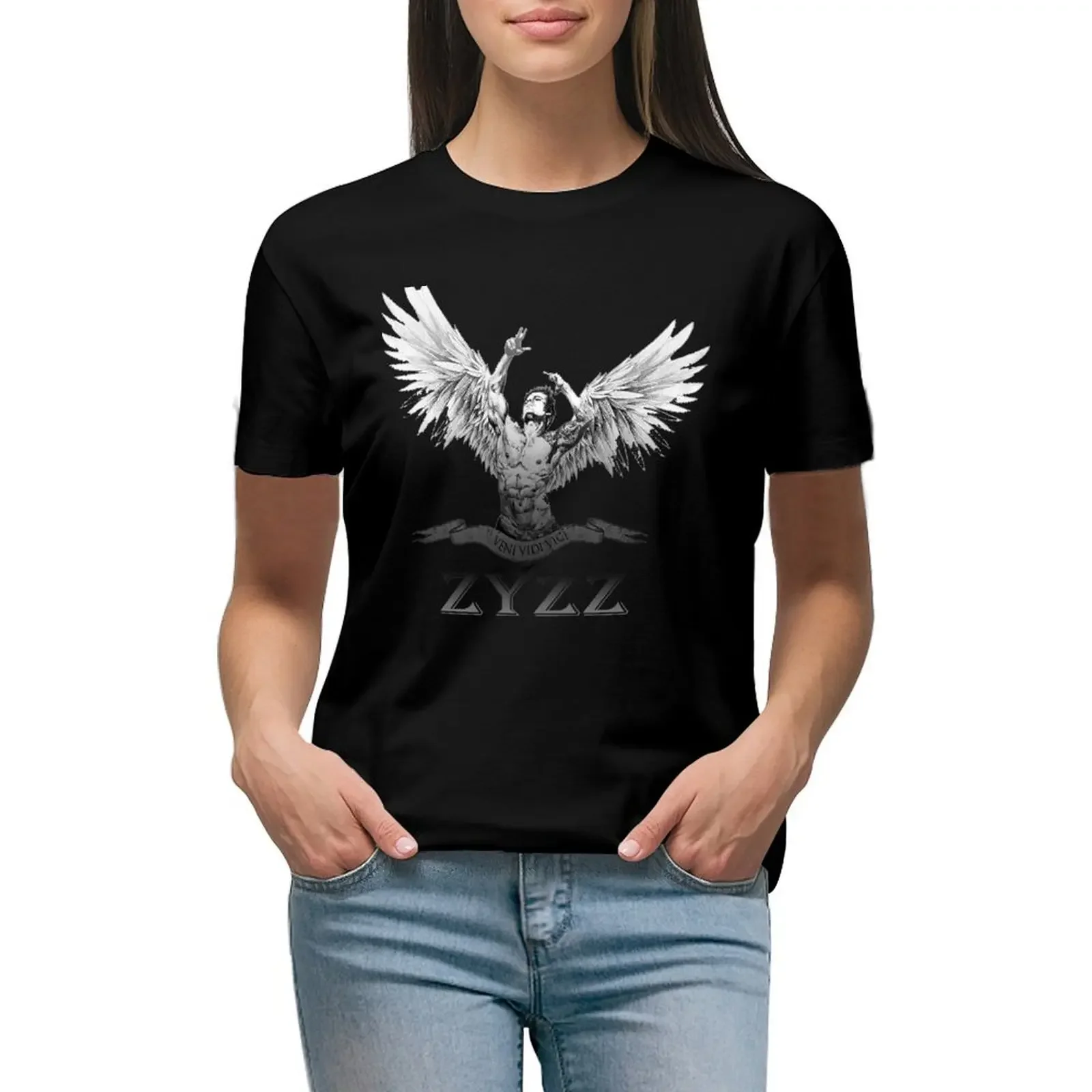 

zyzz T-Shirt heavyweights customizeds plus sizes plus size tops white t shirts for Women