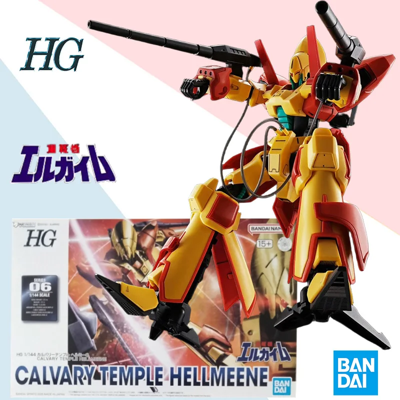 

BANDAI HG 1/144 HEAVY METAL L-GAIM CALVARY TEMPLE HELLMEENE Action Figure Assembled Model Ornaments Collection Toy Gift for kids