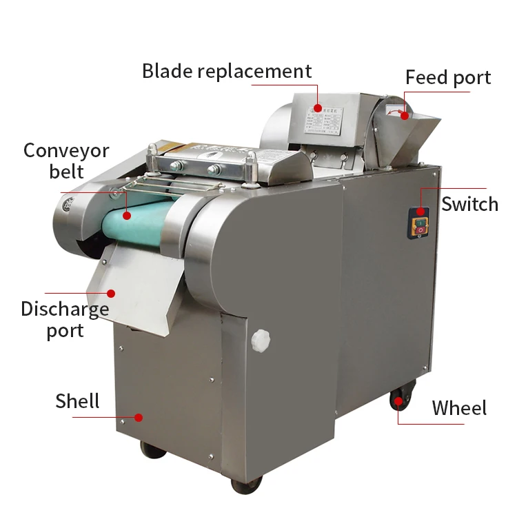 

Factory Outlet Commercial Kitchen Tools Electric Meat Carrot Cabbage Onion Fruit Vegetable Cutter Chopper Shredding