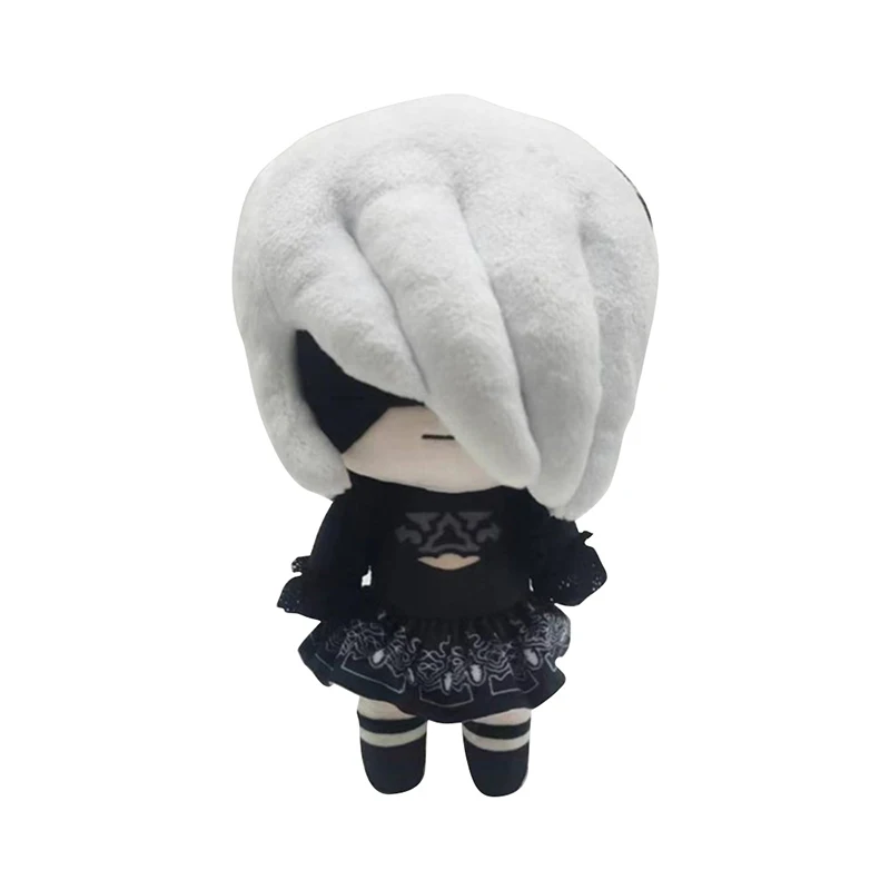 23Cm Anime Nier:automata 2B 9S peluche Fufu poupées Collection jouets en peluche pour enfants cadeau