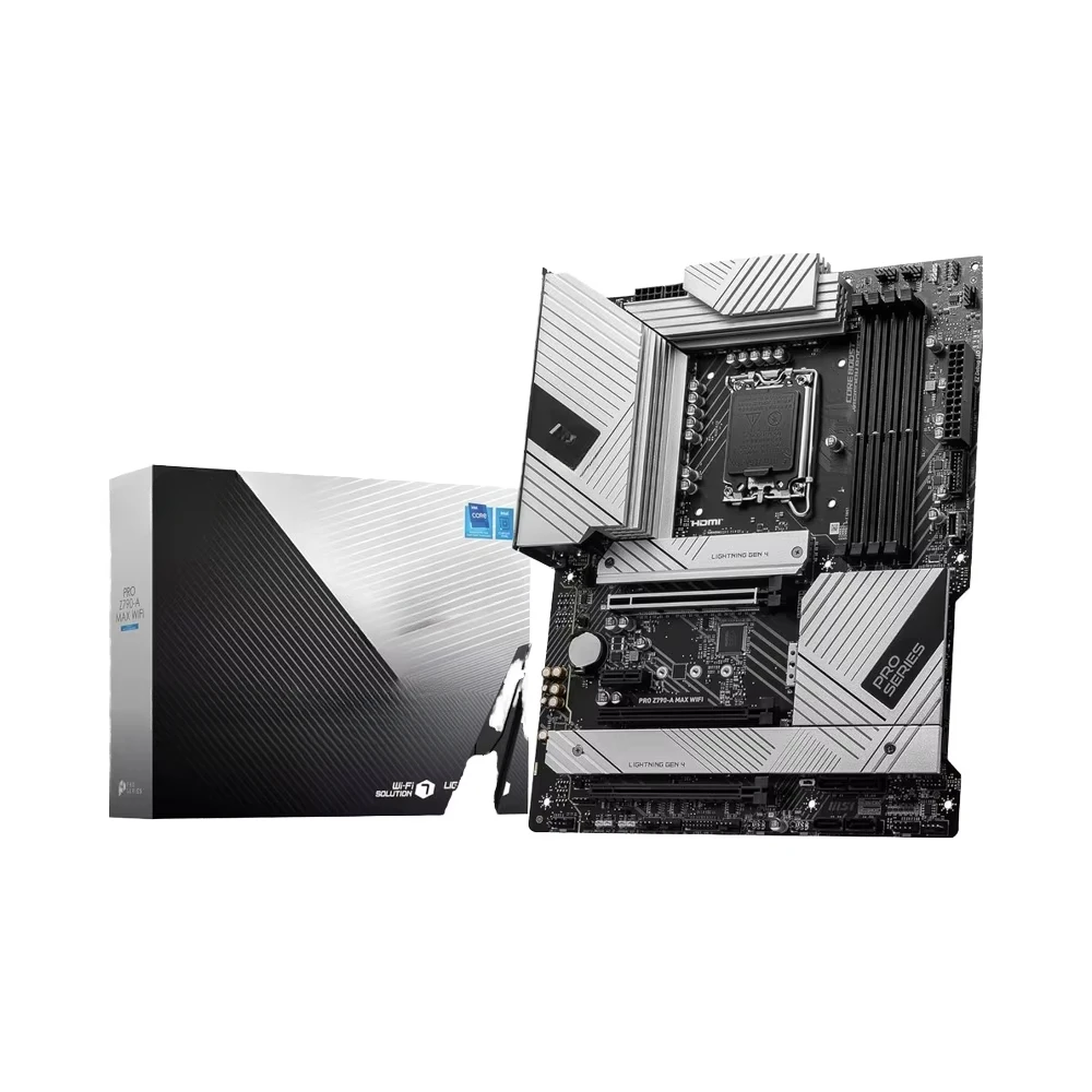 

Материнская плата ProSeries для PRO Z790-A MAX WiFi поддерживает процессоры 12/13/14-го поколения LGA 1700 DDR5 PCIe с двойным настольным компьютером