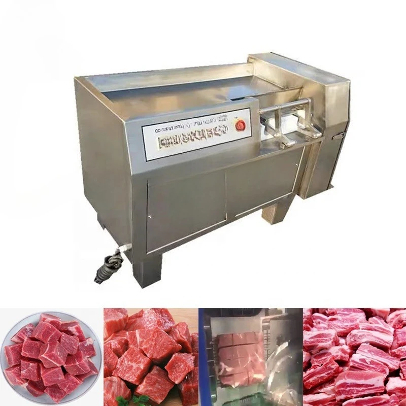 2024 New Arrival 304 Stainless Steel Motor Meat Cubing Machine 50-1000L Capacity for Frozen Food Factory Meat Processing Plants