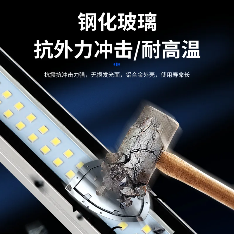 22-53cm LED Machine Tool Working Light 24V-220V Waterproof Explosion-proof Lighting CNC Lathe Three-proof Industrial Lighting