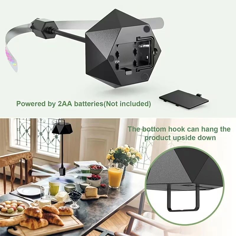 Desktop Mosquito Repellent Fan, Foldable at Any Angle to Repel Flies and Mosquitoes, Suitable for Picnics and Barbecues