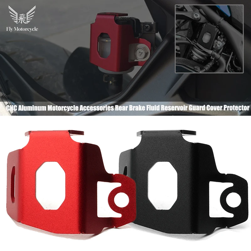 

Fit For Ducati Desert X DesertX Motorcycle CNC Rear Brake Fluid Reservoir Guard Cover Protector Oil Cup Cap Guard Accessories