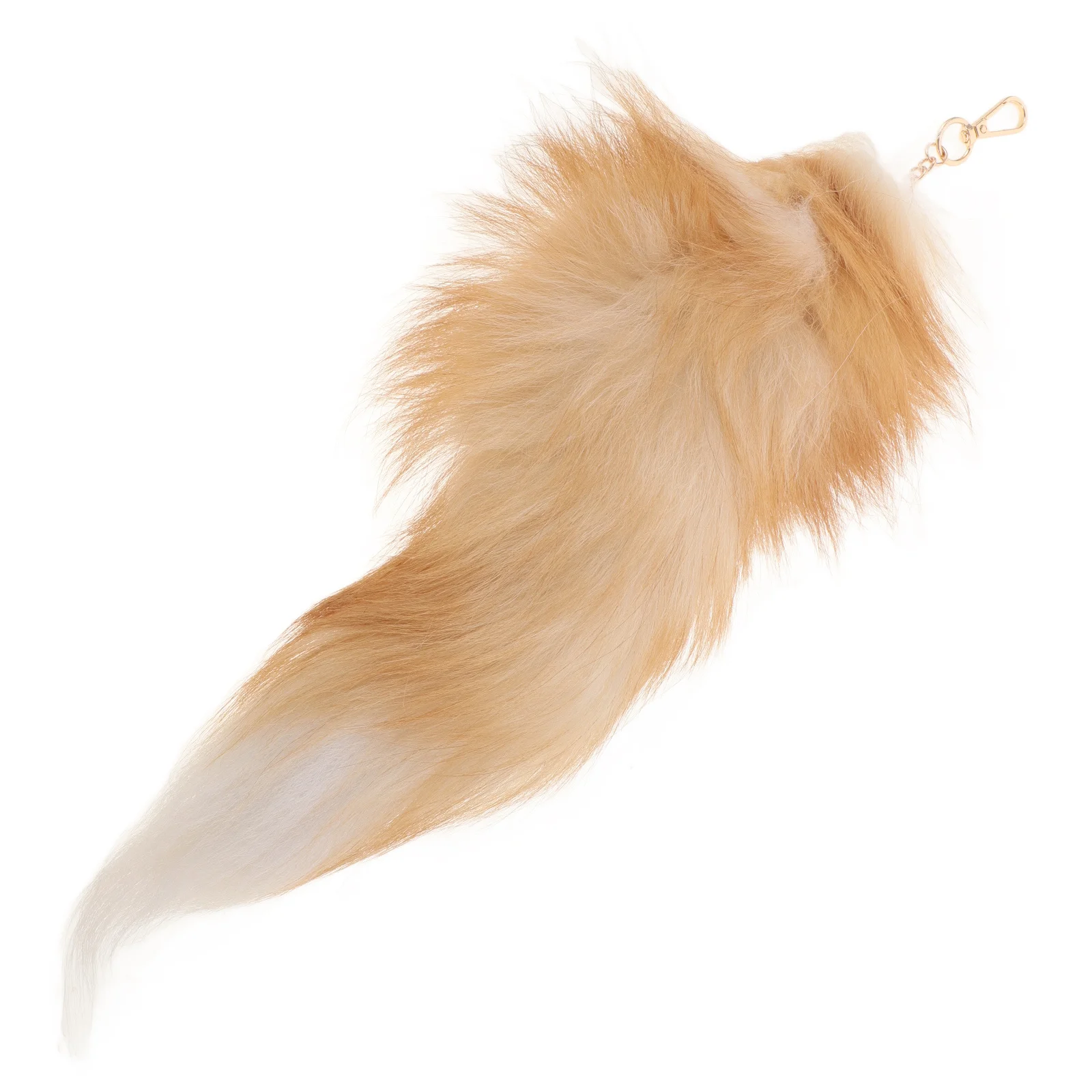 

Брелок с лисьим хвостом, подвеска в виде хвоста животного, сумка, декор, подвесное украшение для рюкзака, ключи от машины, телефона, мягкая, легкая, милая застежка