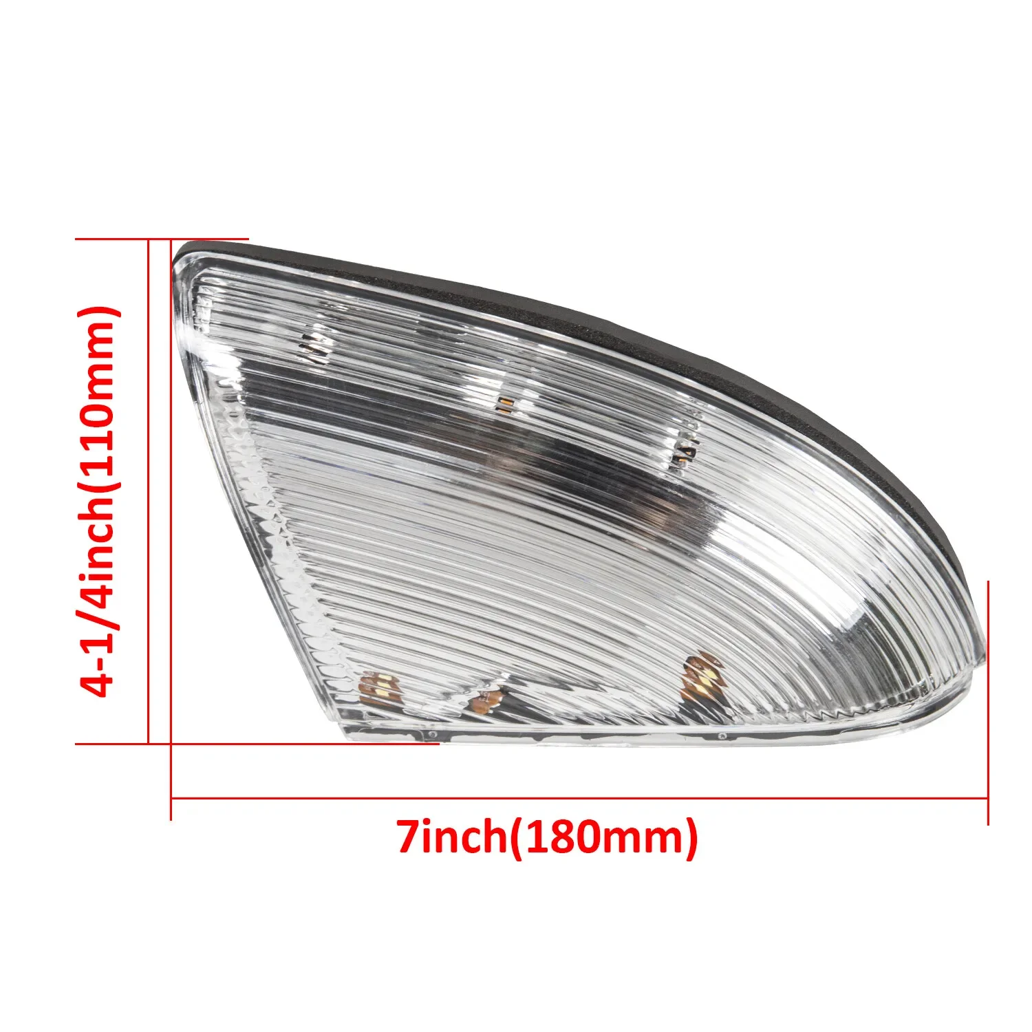 For Dodge Ram 1500 2500 2009-2014 Mirror Turn Signal Light Lamp Left 68064949AA